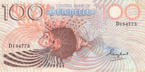 100 Rupees p.31 Seychellen